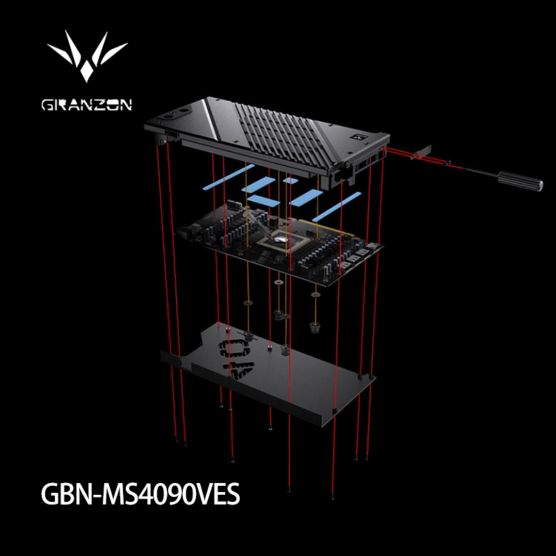 บล็อกน้ำระบายความร้อน GPU Gran - Rtx 4090 Water Block บทวิจารณ์และราคา