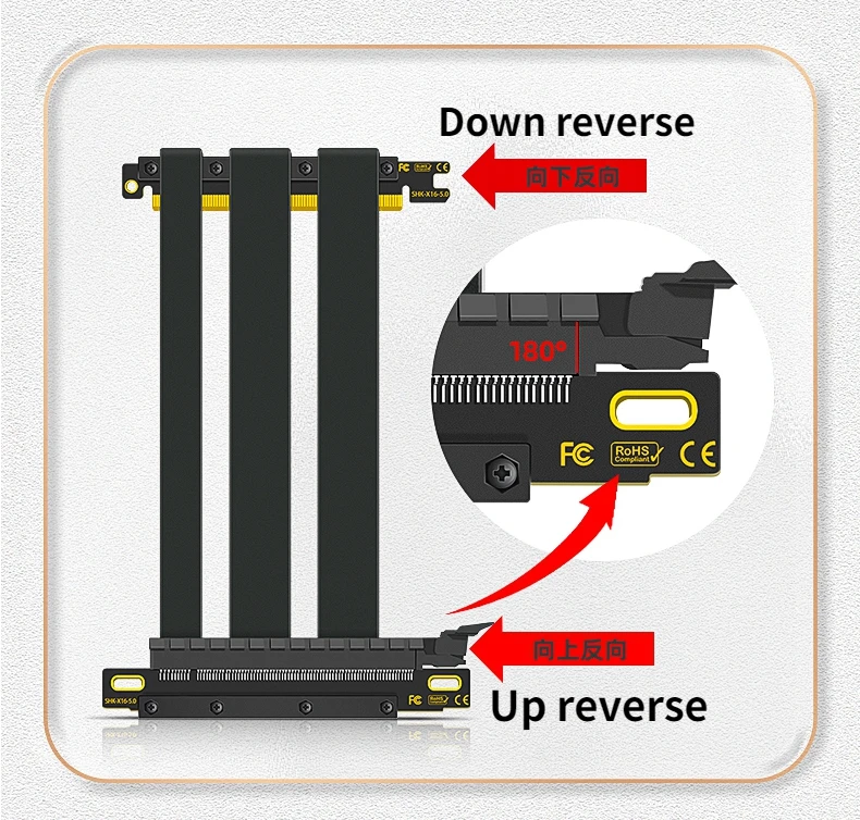 สายเชื่อมต่อ PCI Express 4.0 1 - Itx Gpu Riser Pcie 4.0 16X บทวิจารณ์และราคา