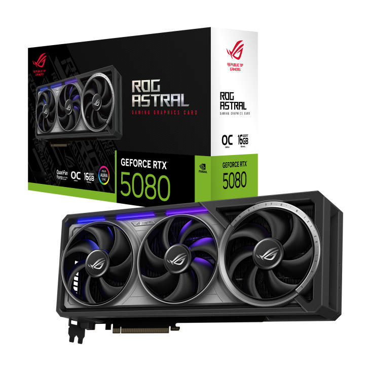การ์ดจอเกมมิ่ง ROG Astral GeFo - Rtx 5080 16Gb บทวิจารณ์และราคา