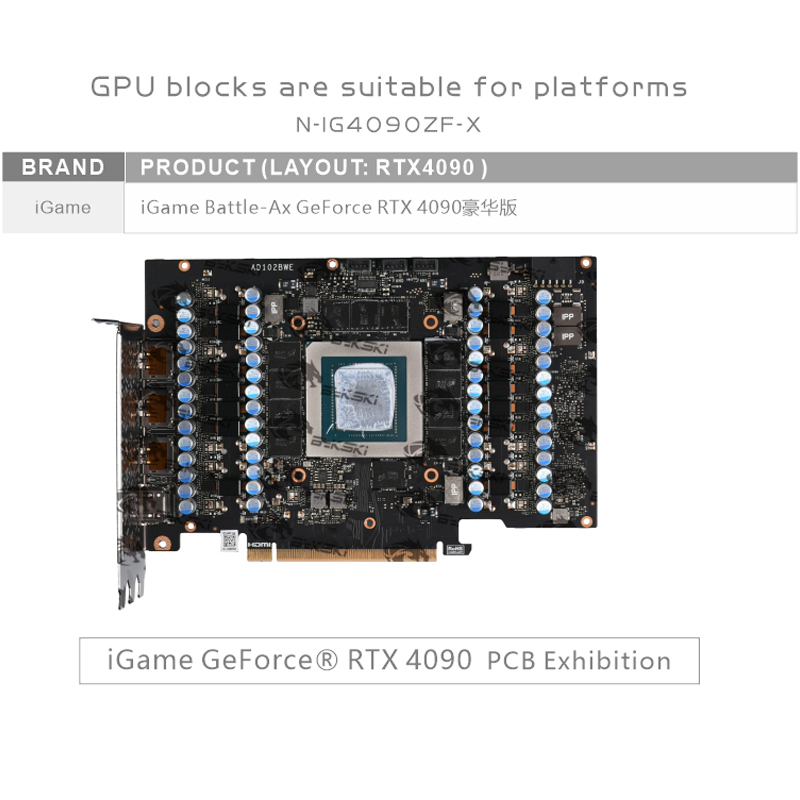 Bykski N-IG4090ZF-X GPU Block  - Rtx 4090 Water Block บทวิจารณ์และราคา